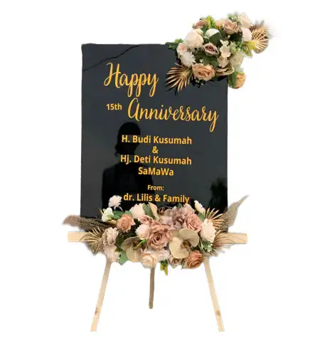 Papan Bunga Akrilik Ranggon