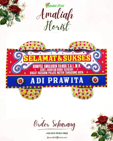 Papan Bunga Ucapan Selamat Ranggon